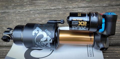 Fox Float X2 Factory 2-position-adjust 205mm x 65mm Trunnion mount