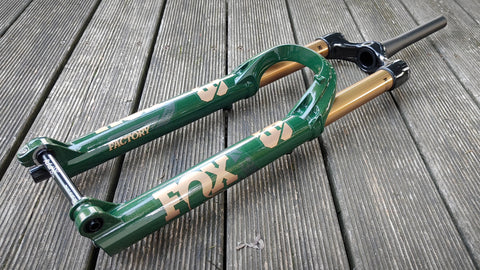 Fox 38 Factory GripX2 29" 170mm 44offset BRITISH RACING GREEN limited edition