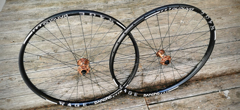 Panchowheels Rage 29" BRONZE custom boost handbuildt wheelset