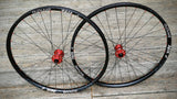 Panchowheels Vibe 29" RED custom boost handbuildt wheelset
