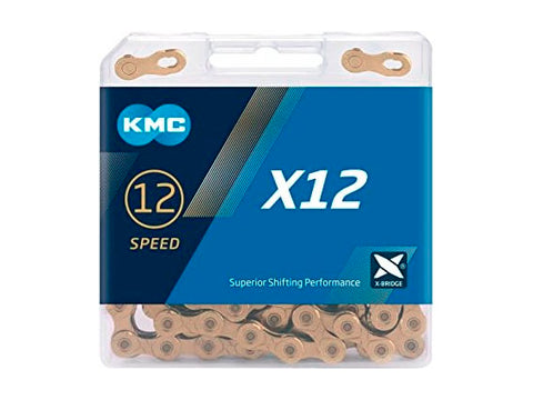 Kmc X12 Ti-N gold Kette 12-fach